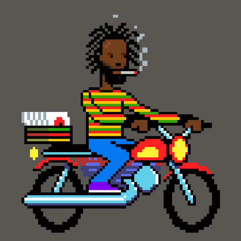 Pixel Bike Punk